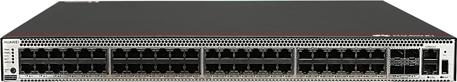 Коммутатор Huawei S5731S-H48T4X-A (48×10/100/1000BASE-T, 4×10GE SFP+, 1×150W питание AC) — фото 1