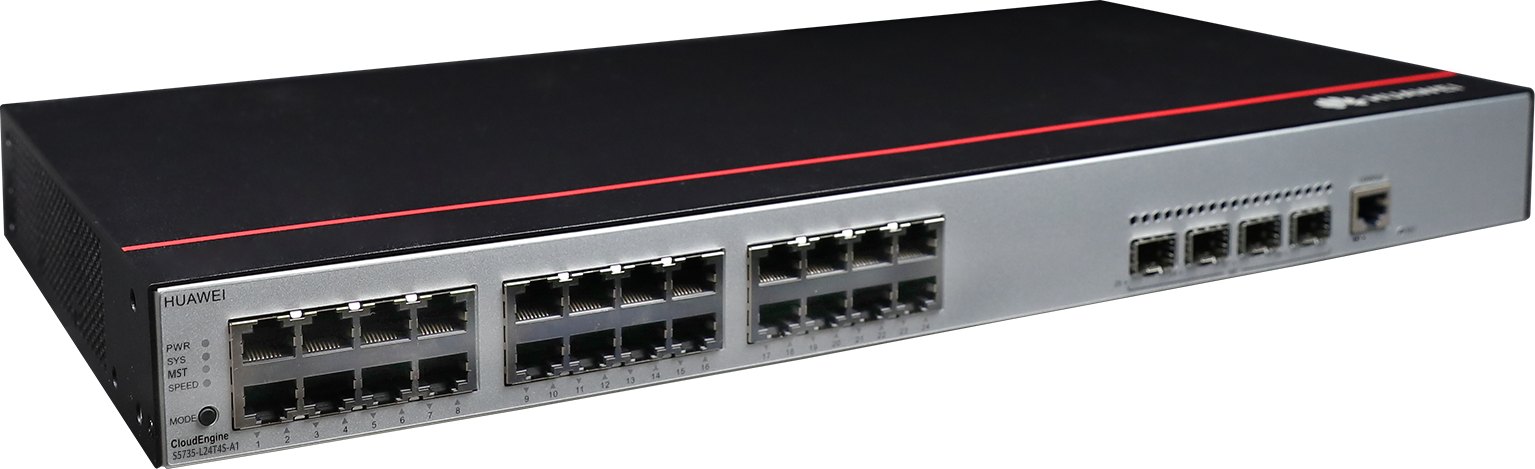 Коммутатор Huawei S5735-L24T4S-A1 (24×GE RJ-45, 4×GE SFP, питание AC) — фото 2