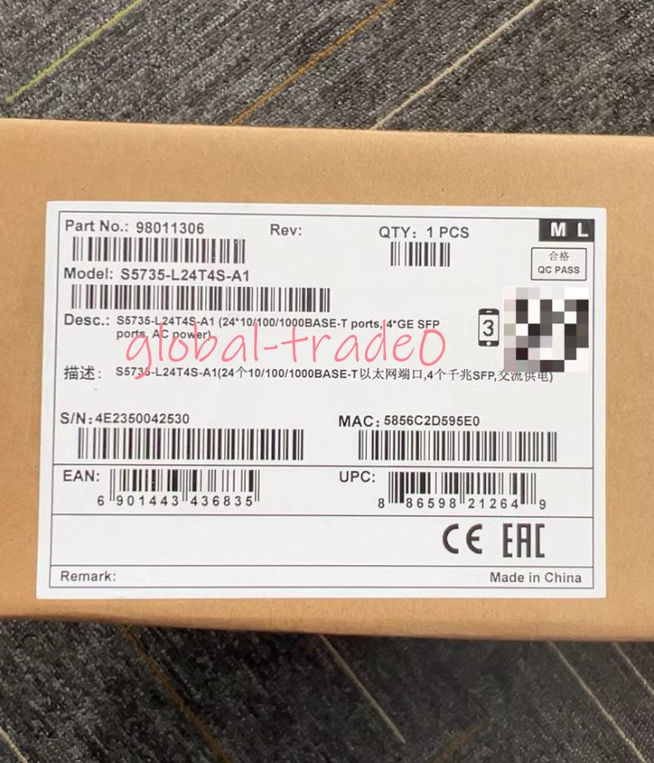 Коммутатор Huawei S5735-L24T4S-A1 (24×GE RJ-45, 4×GE SFP, питание AC) — фото 3