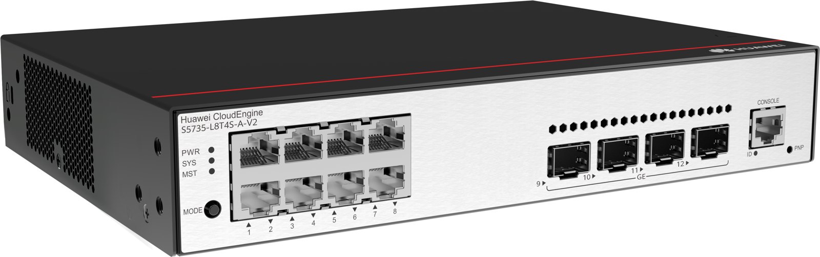 Коммутатор Huawei S5735-L8T4S-A-V2 (8×GE RJ-45, 4×GE SFP, питание AC) — фото 3