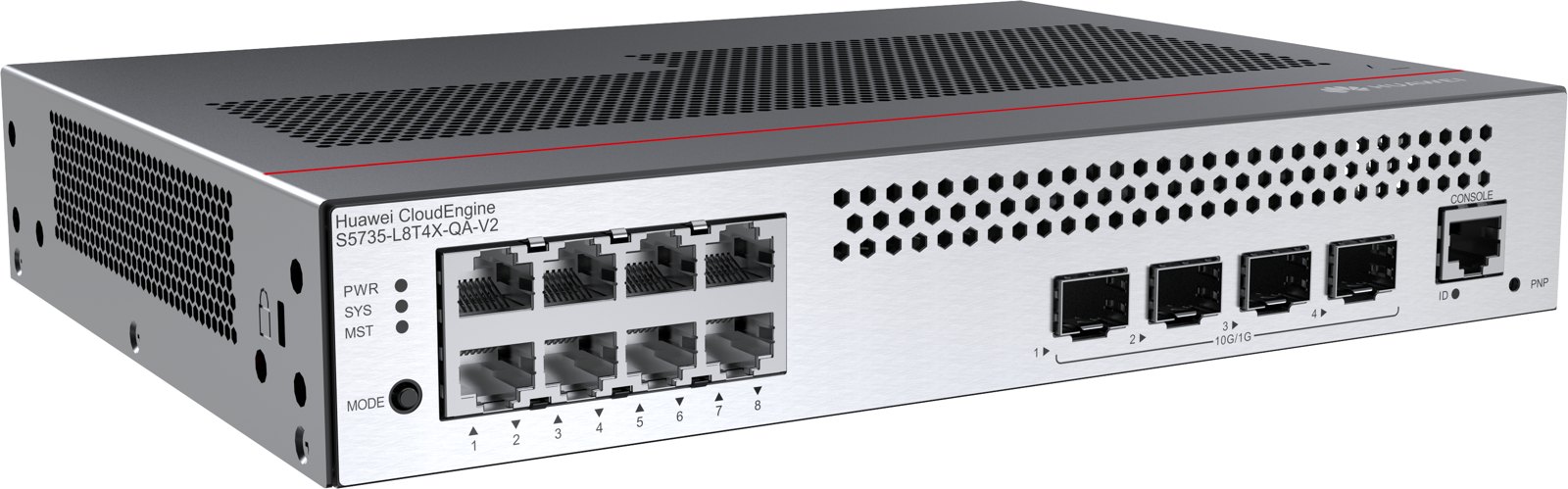 Коммутатор Huawei S5735-L8T4X-QA-V2 (8×GE, 4×10GE SFP+, без вентиляторов) — фото 3