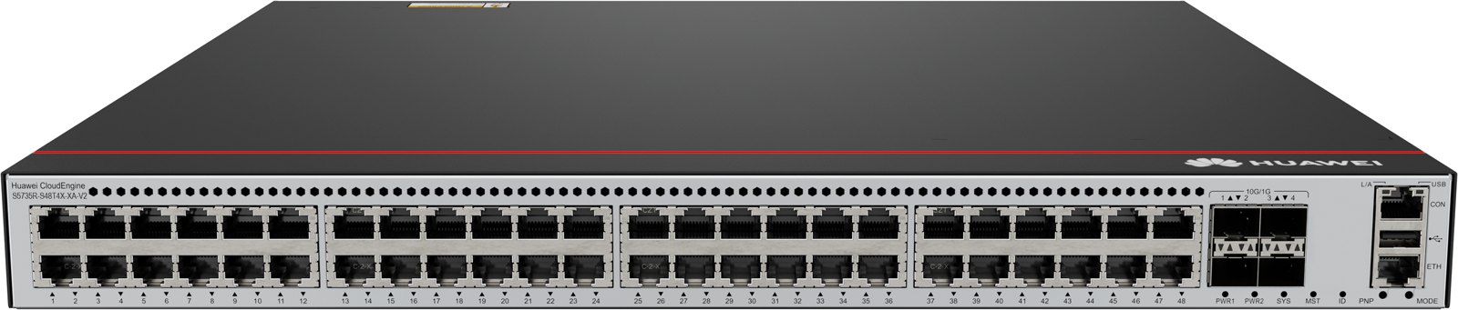 Коммутатор Huawei S5735R-S48T4X-XA-V2 (48×GE, 4×10GE SFP+) — фото 1