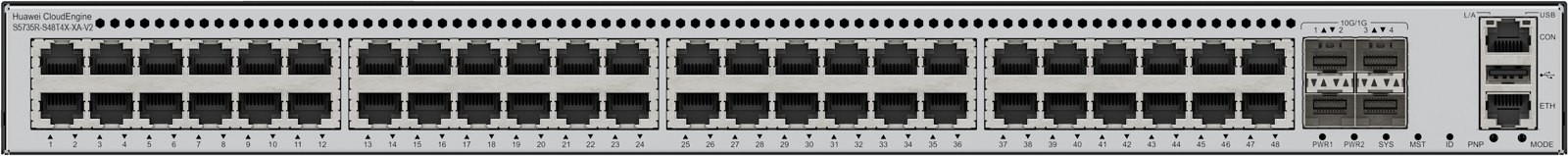Коммутатор Huawei S5735R-S48T4X-XA-V2 (48×GE, 4×10GE SFP+) — фото 2
