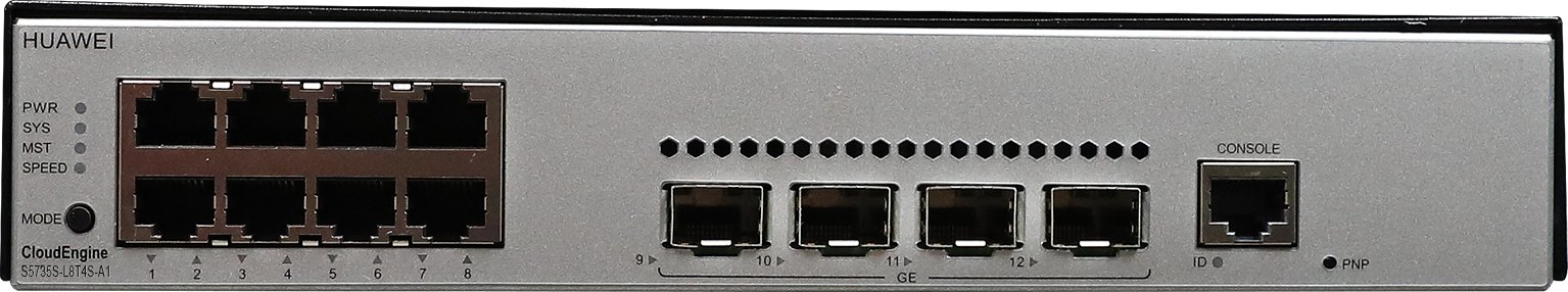 Коммутатор Huawei S5735S-L8T4S-A1 (8×10/100/1000BASE-T, 4×GE SFP, питание AC) — фото 2