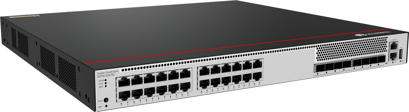 Коммутатор Huawei CloudEngine S5755-S24T8Y (24×GE, 8×25GE SFP28) — фото 3