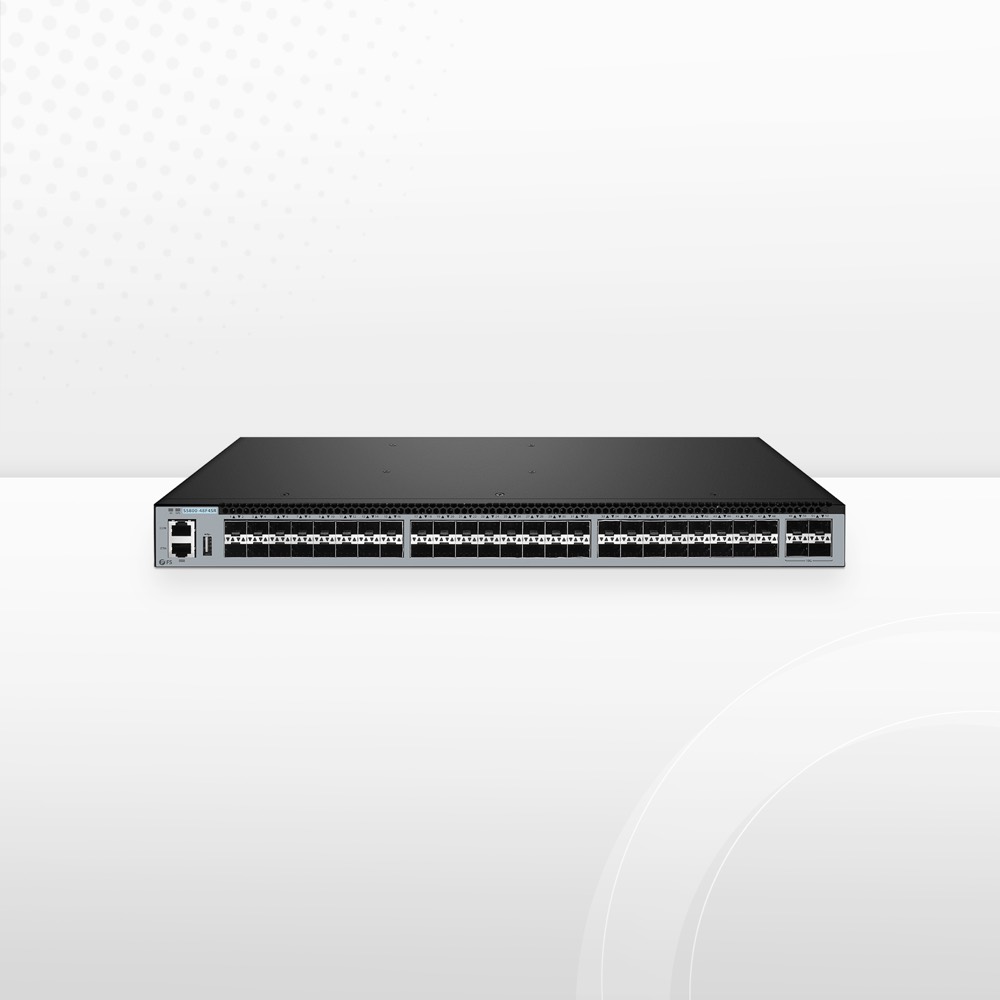 Коммутатор FS S5800-48F4SR L3 48×1G SFP 4×10G SFP+ — фото 1
