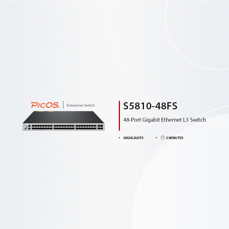 Стекируемый гигабитный коммутатор S5810-48FS L3, 48x 1Gb SFP, 4x 10Gb SFP+. Чип Broadcom, OSPF, VRRP, MPLS, SSH и др. — фото 1