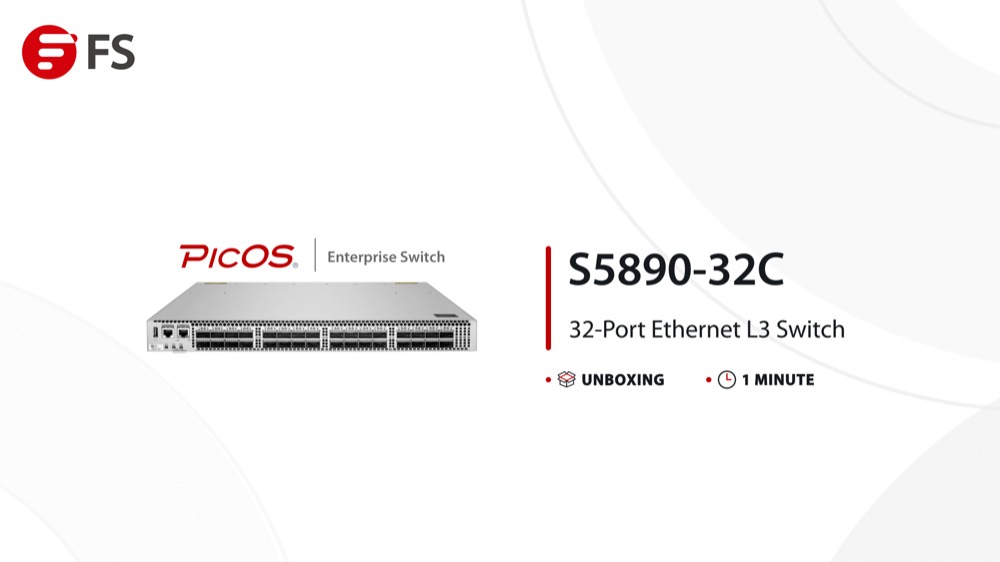 Коммутатор S5890-32C Layer 3 100G PicOS, 32x 100Gb QSFP28. — фото 1