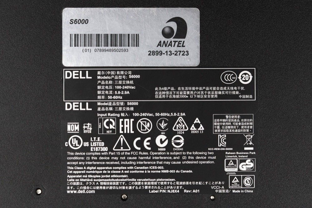 Коммутатор Dell S6000 32 порта 40GbE QSFP+ (08YWFG) — фото 3