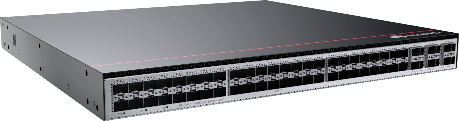 Коммутатор Huawei S6730-H48X6C (48×10GE SFP+, 6×40/100GE QSFP28, с лицензией 100G) — фото 2
