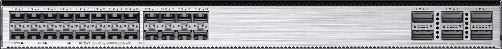 Коммутатор агрегации Huawei S6730S-S24X6Q-A (24×10GE SFP+, 6×40GE QSFP, 1×600W питание AC) — фото 2