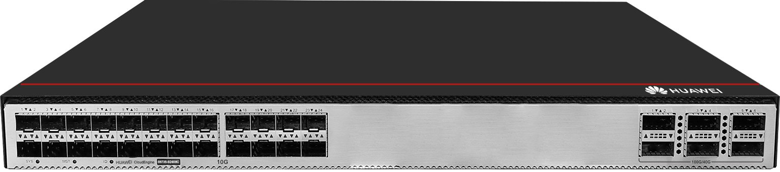 Коммутатор агрегации Huawei S6735-S24X6C (24×10GE SFP+, 6×100GE QSFP28, без БПs) — фото 1