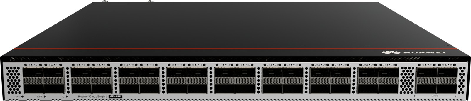 Коммутатор агрегации Huawei S6750-H36C (36×100GE QSFP28, без БП) — фото 1
