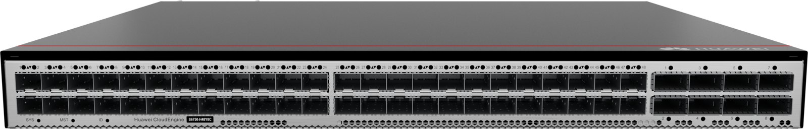 Коммутатор агрегации Huawei S6750-H48Y8C (48×25GE SFP28, 8×100GE QSFP28, без БП) — фото 1