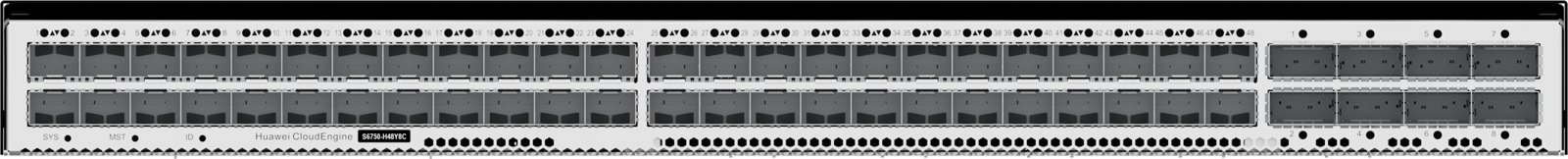 Коммутатор агрегации Huawei S6750-H48Y8C (48×25GE SFP28, 8×100GE QSFP28, без БП) — фото 2