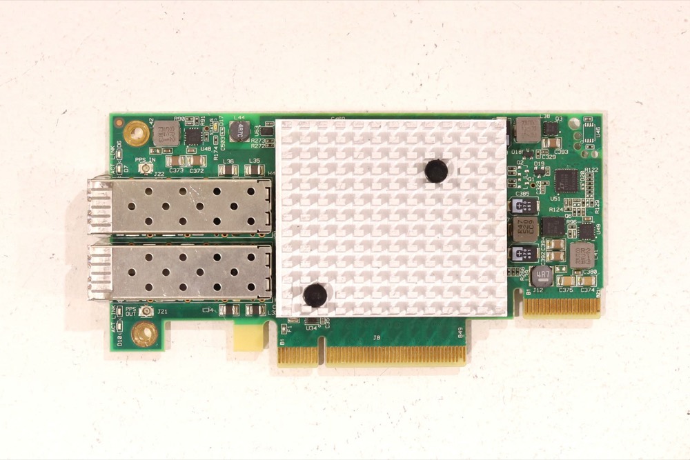 Трансивер Solarflare S7120 Dual-Port 10GbE SFP+ PCIe x8 Network Card P/N: SF432-1012-R3 — фото 1