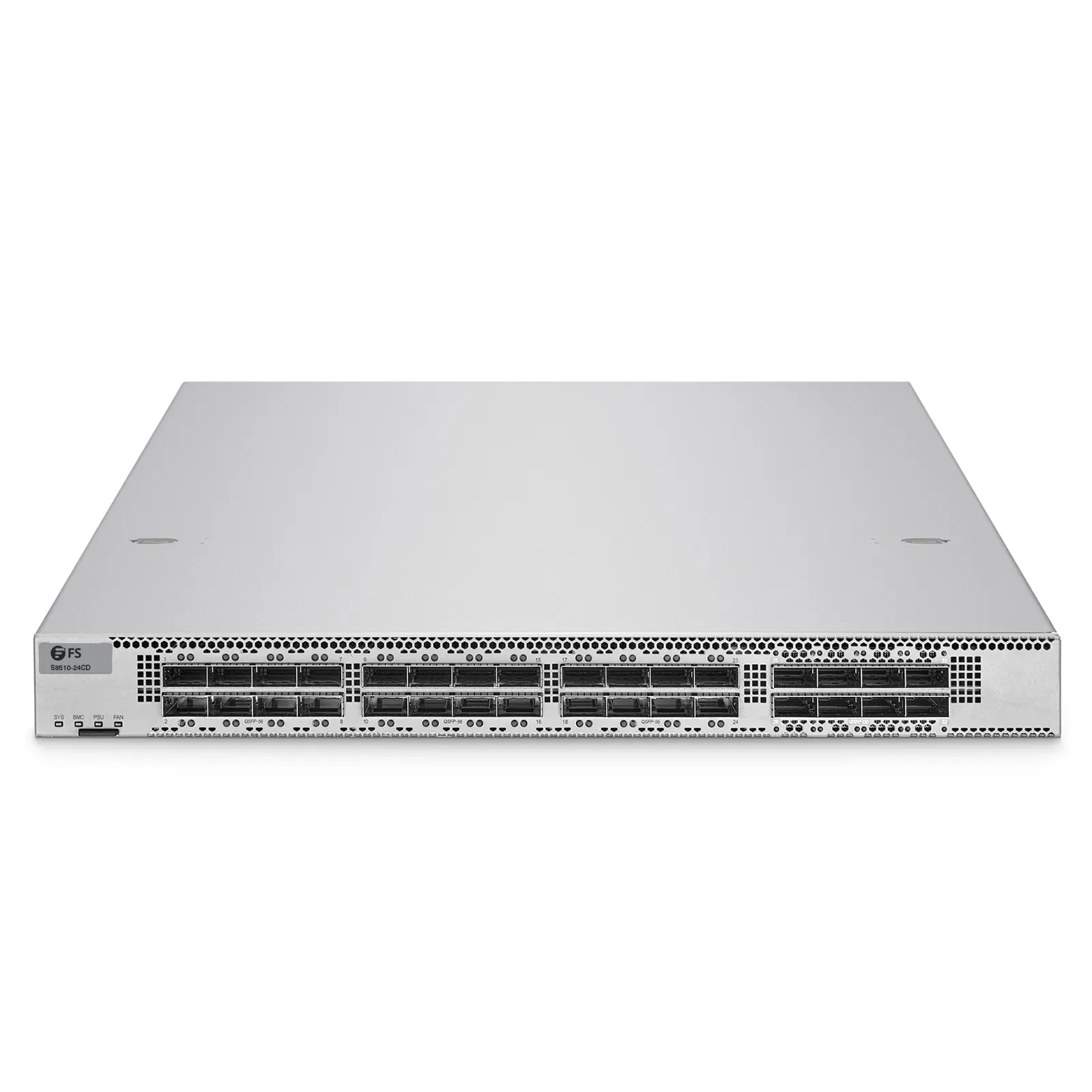 S8510-24CD, 24-портовый коммутатор Ethernet L3, 24x 200Gb QSFP56, с 8x 400Gb QSFP-DD аплинками, PicOS — фото 1