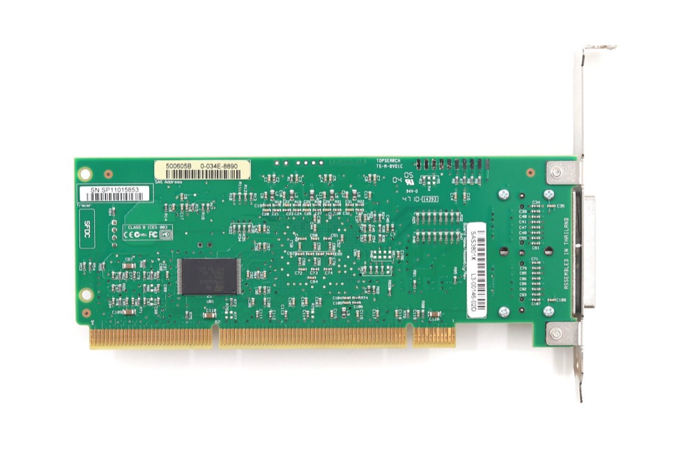 Адаптер LSI Logic SAS3801X Dual-Port 3G PCI-X SAS Host Bus Adapter P/N: L3-00146-02D — фото 3