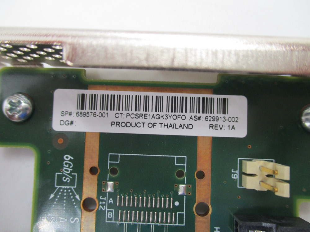 RAID/HBA-контроллер HP SAS9212-4i 4-Port 6Gb/s PCIe SATA Raid Controller HP P/N: 689576-001 Tested — фото 2