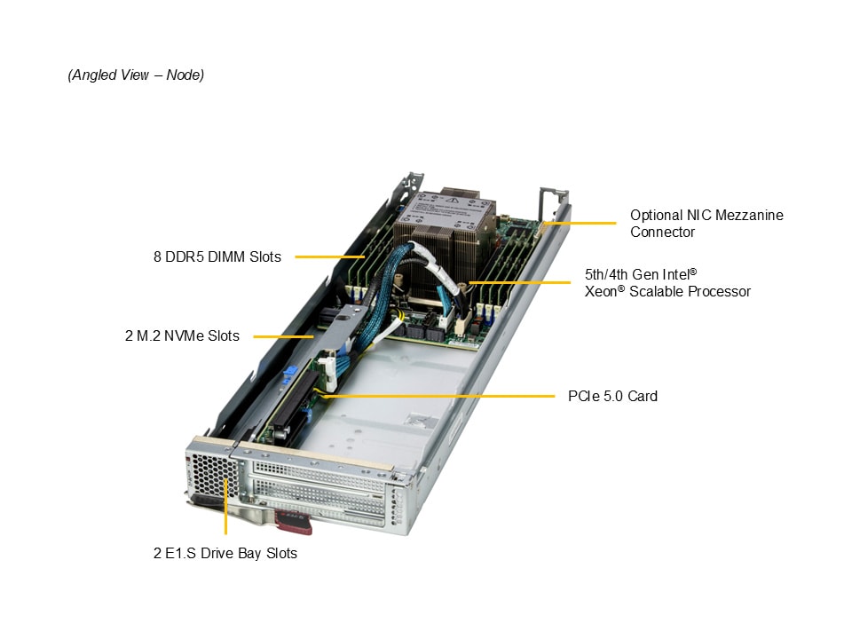 Сервер Supermicro SBI-411E-5G — фото 6