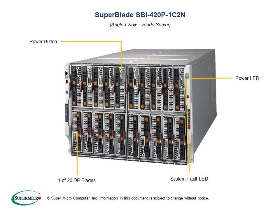 Сервер Supermicro SBI-420P-1C2N — фото 1