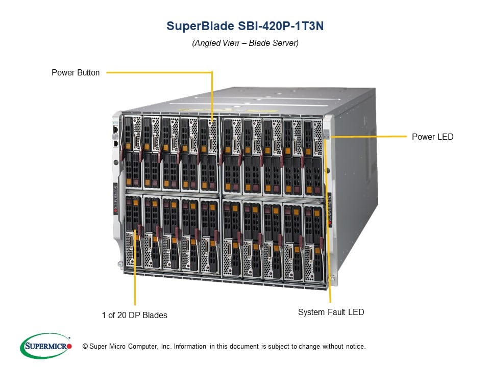 Сервер Supermicro SBI-420P-1T3N — фото 1