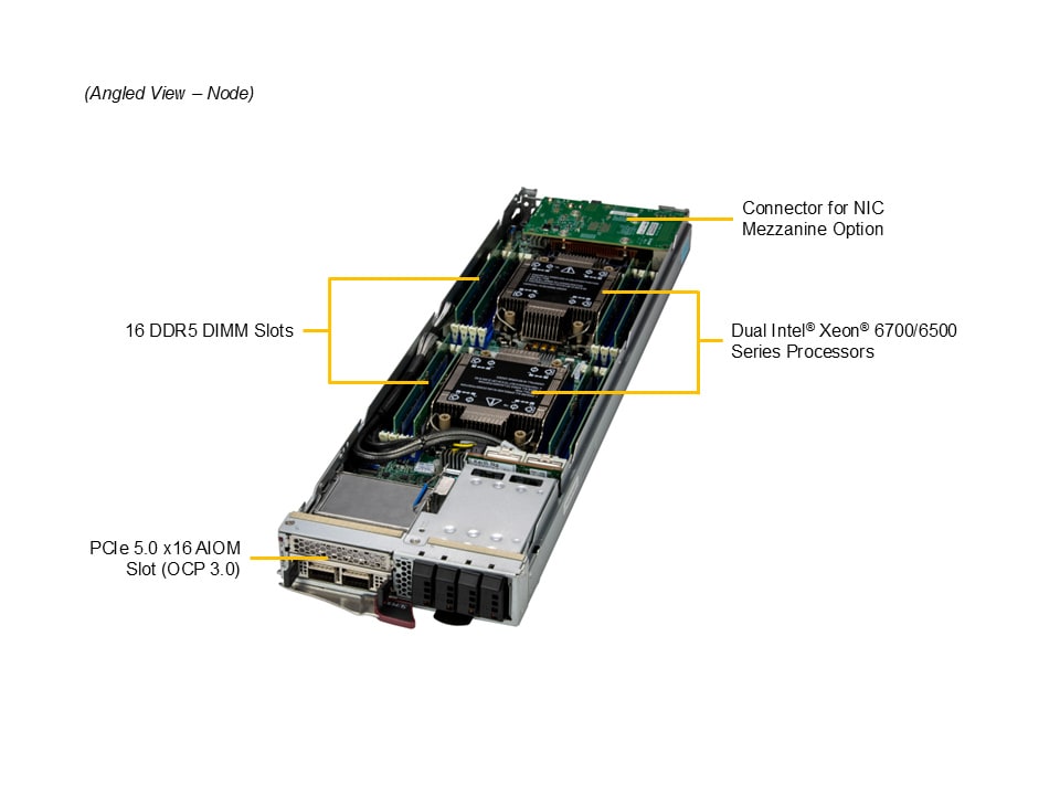 Сервер Supermicro SBI-422B-1NE14 — фото 5