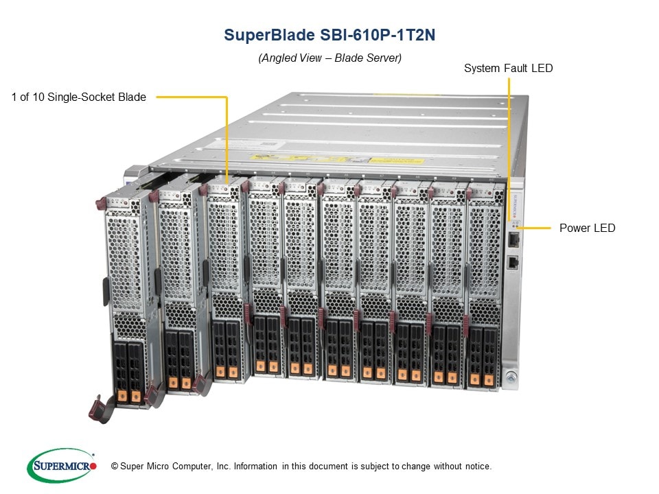 Сервер Supermicro SBI-610P-1T2N — фото 1