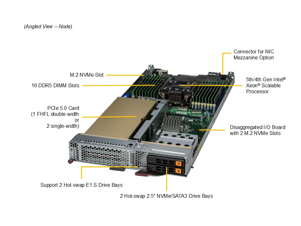 Сервер Supermicro SBI-611E-1T2N — фото 5