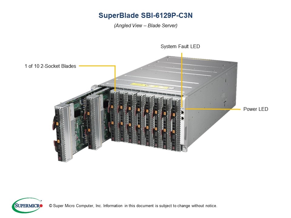 Сервер Supermicro SBI-6129P-C3N Blade — фото 1