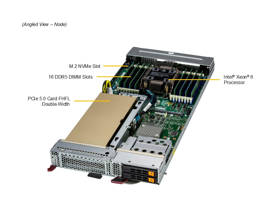 Сервер Supermicro SBI-612B-1C2N — фото 5