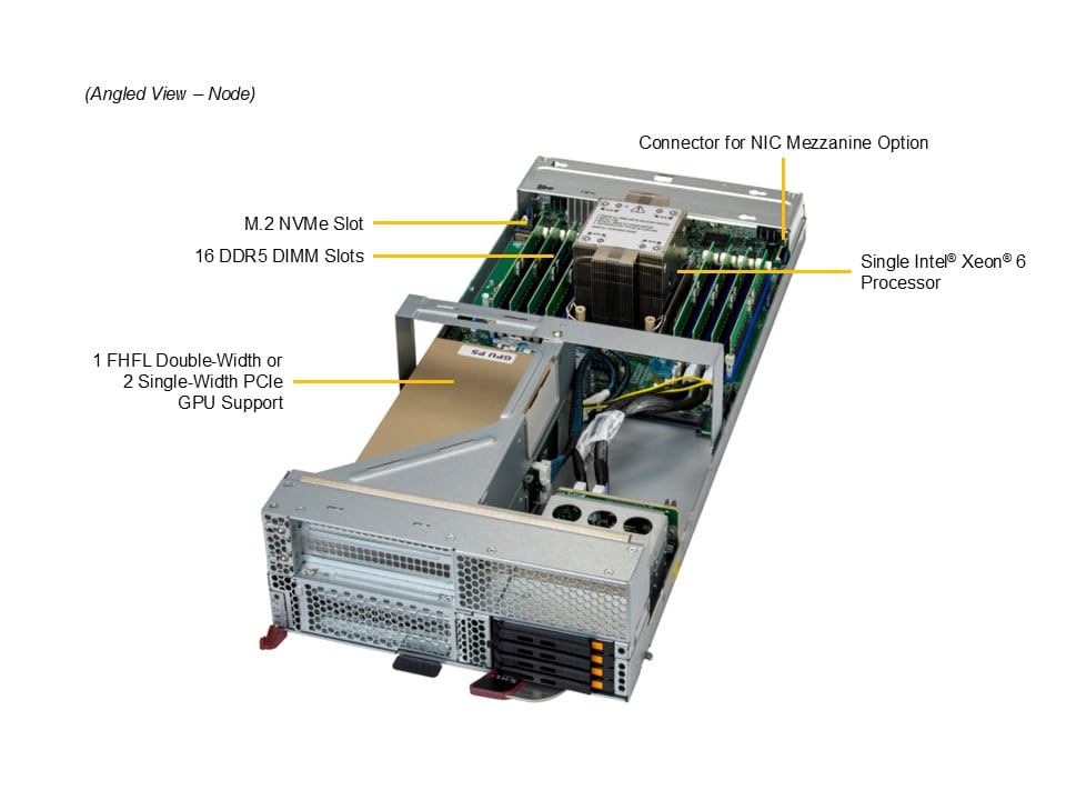 Сервер Supermicro SBI-612B-5NE34 — фото 5