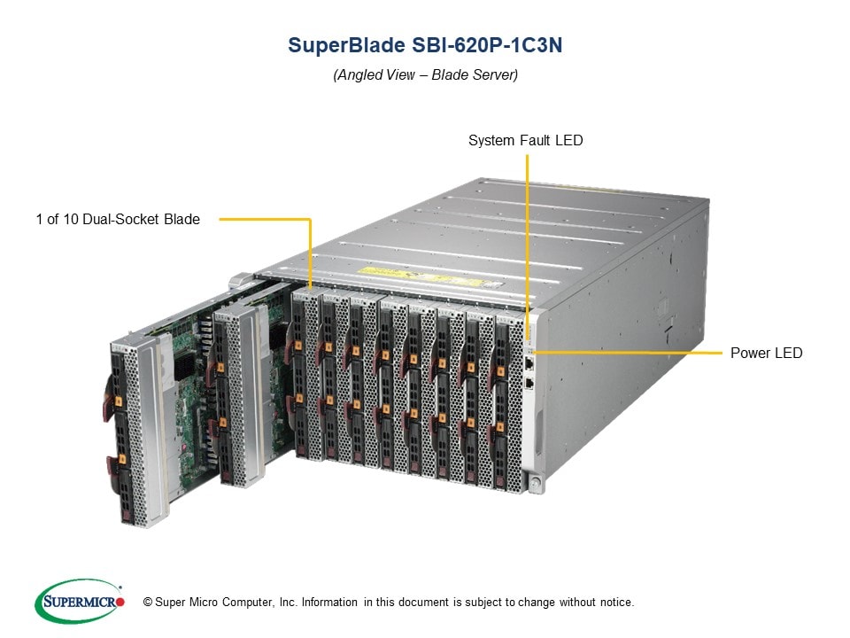 Сервер Supermicro SBI-620P-1C3N — фото 1