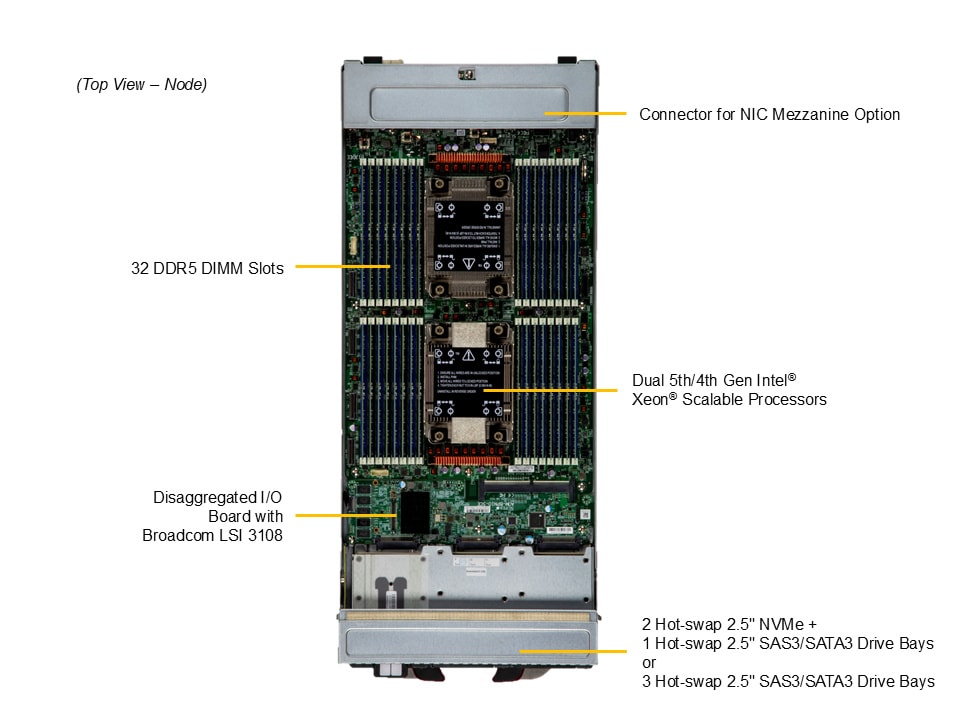 Сервер Supermicro SBI-621E-1C3N — фото 6