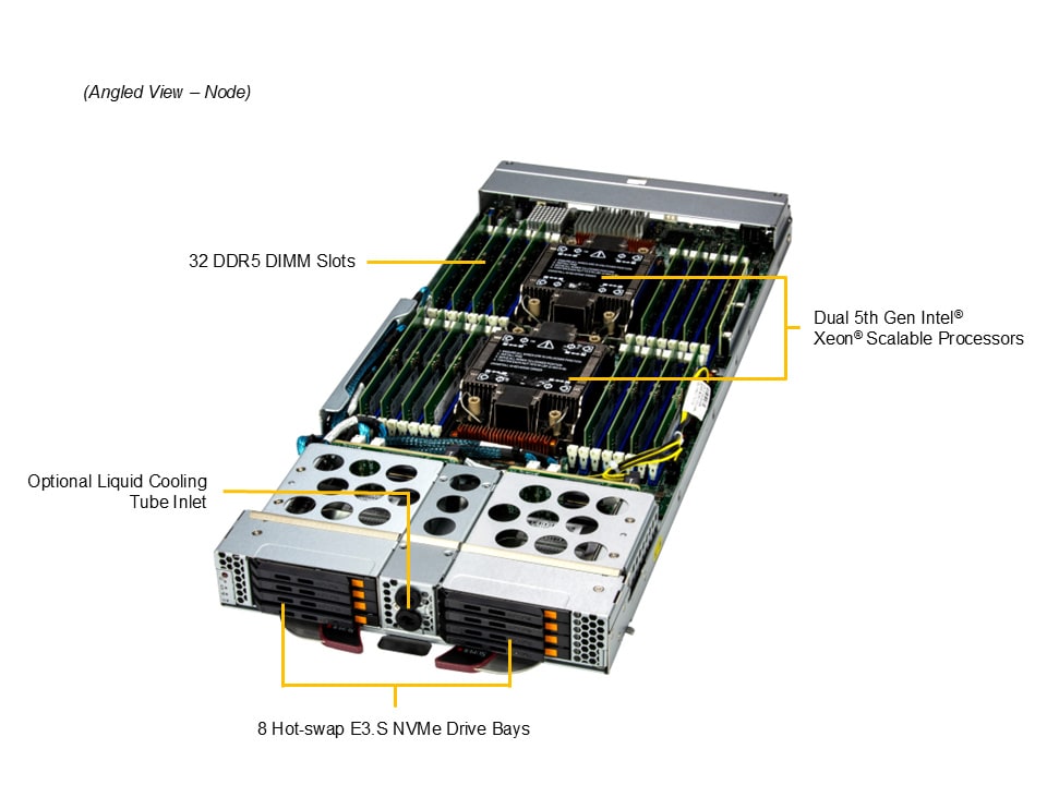 Сервер Supermicro SBI-621E-1NE38 — фото 5