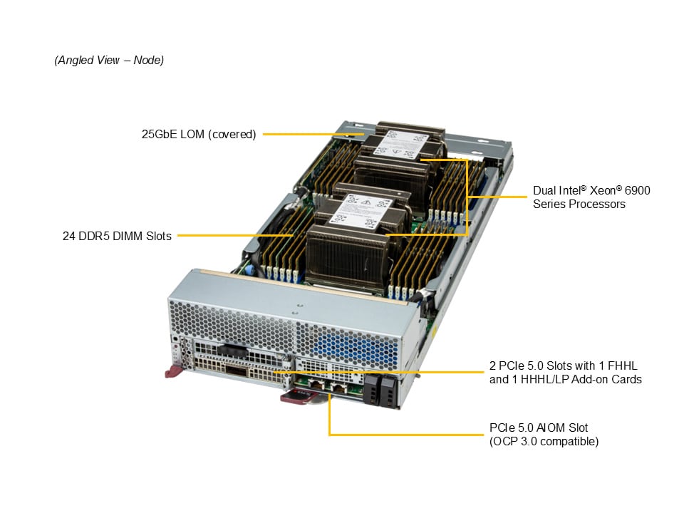 Сервер Supermicro SBI-622BA-5NE12 — фото 5