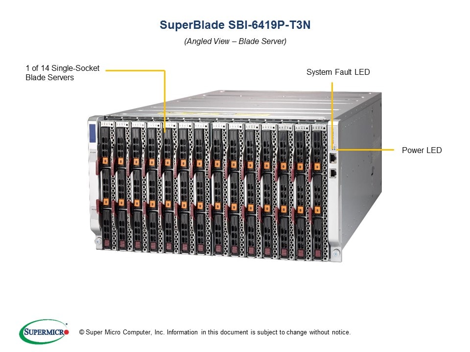 Сервер Supermicro SBI-6419P-T3N Blade — фото 1