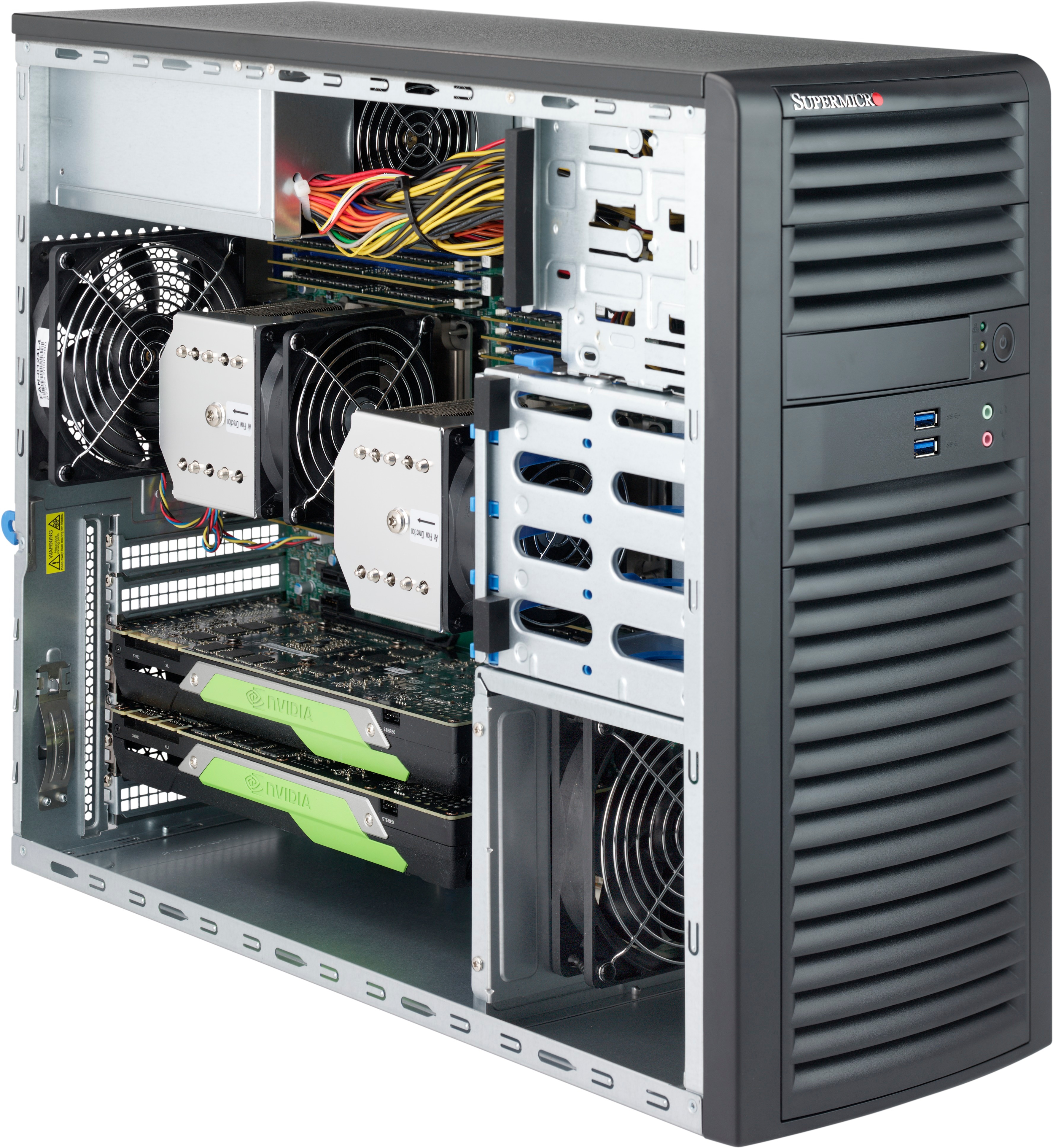 Корпус Supermicro SC732D3-1K26B Mid-Tower — фото 1