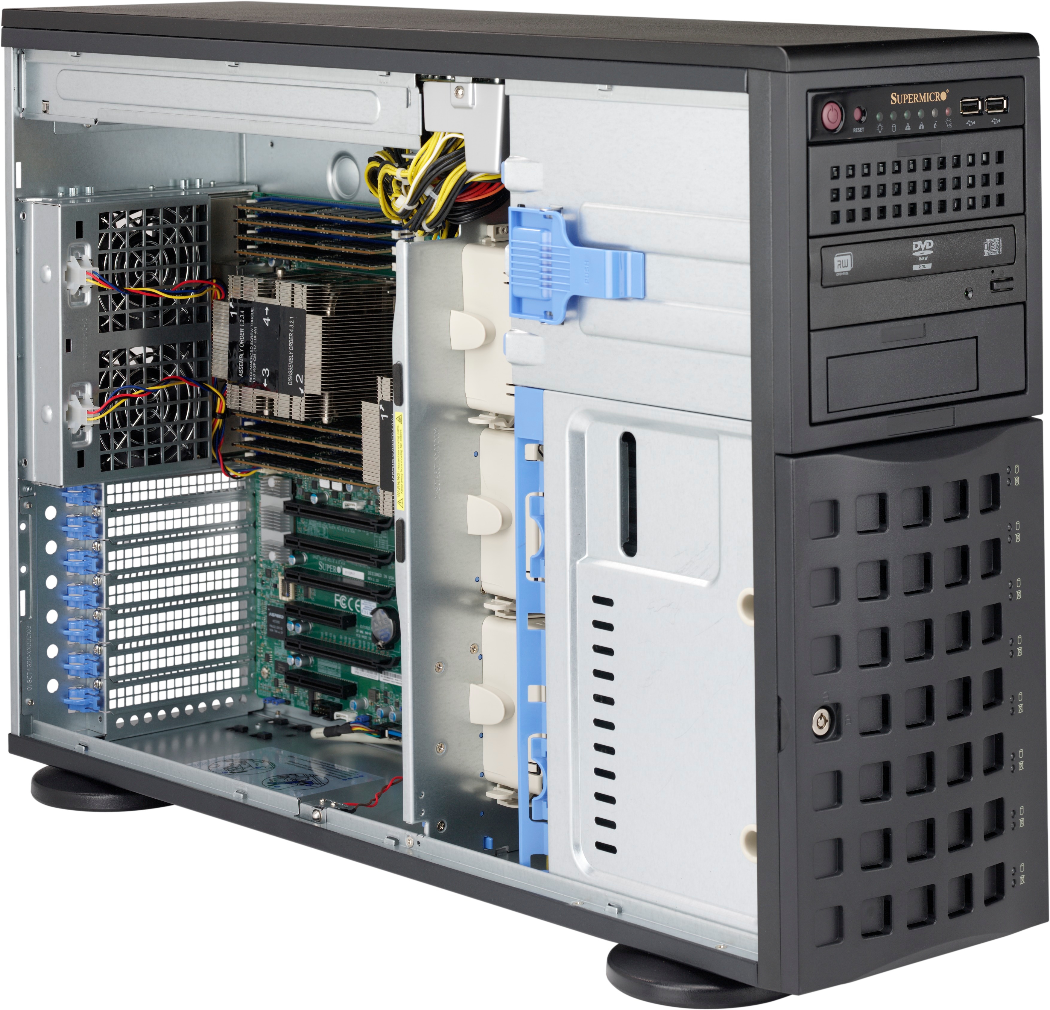 Корпус Supermicro SC745BAC-R1K23B 4U — фото 1