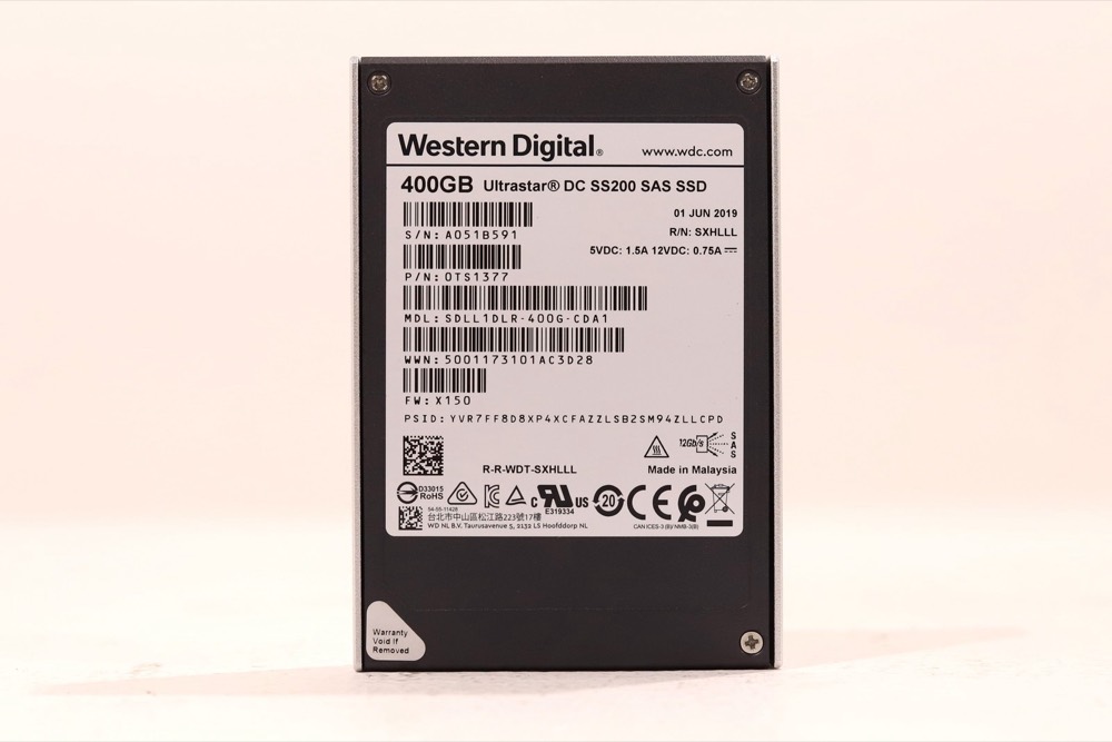SSD-накопитель HGST SDLL1DLR-400G-CDA1 Ultrastar DC SS200 400GB 2.5" 12Gb/s SAS SSD P/N:0TS1377 — фото 1
