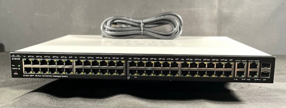 Коммутатор Cisco SF300-48PP-K9 — фото 1