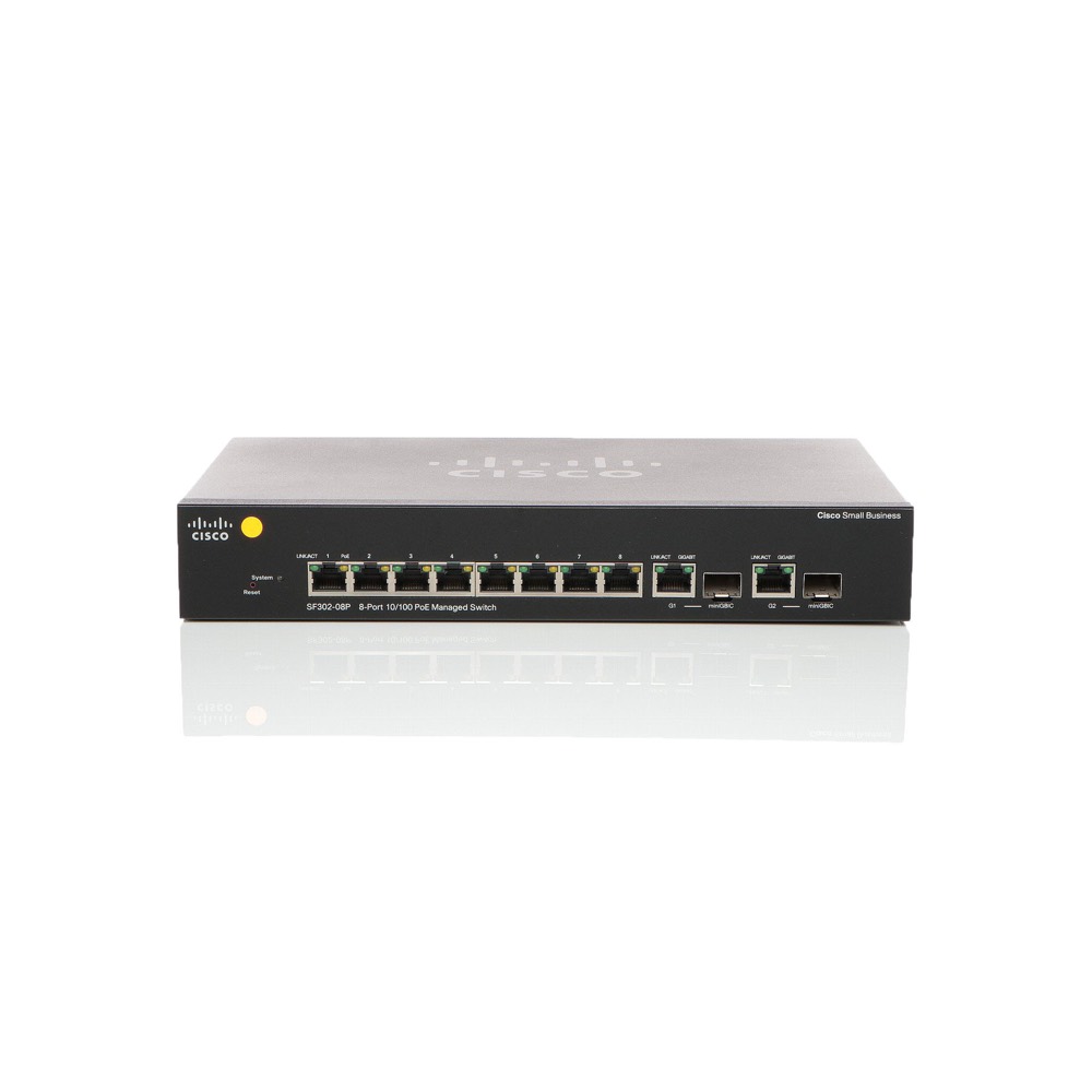 Коммутатор Cisco SF302-08 — фото 1