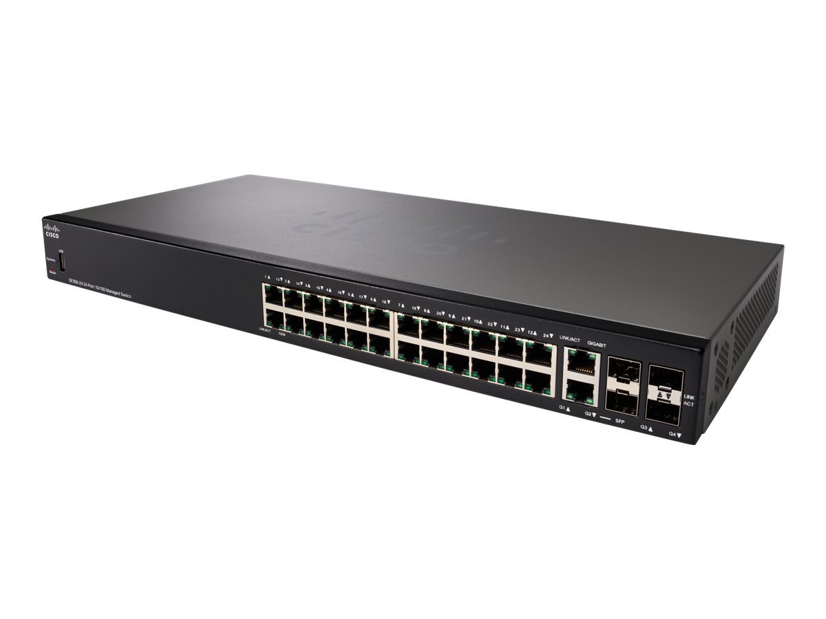 Коммутатор Cisco SF350-24-K9 — фото 1