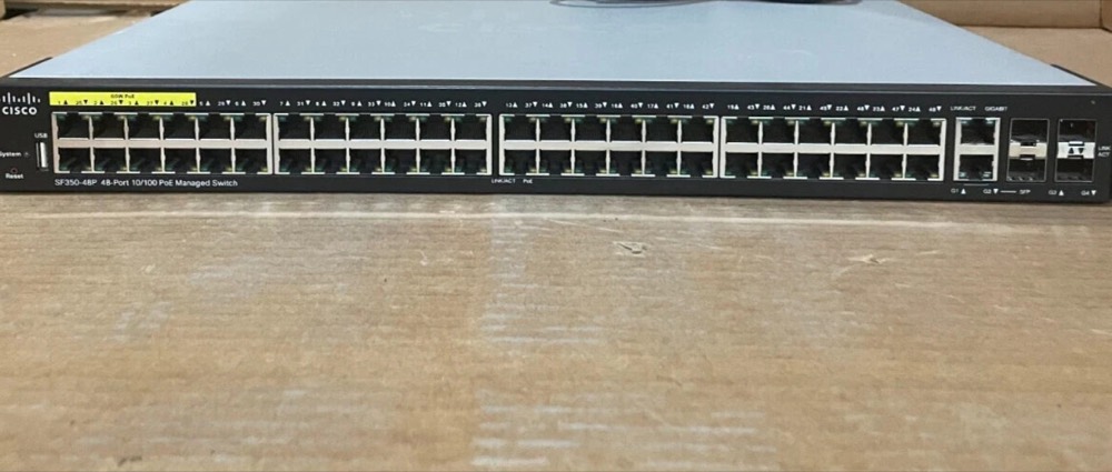 Коммутатор Cisco SF350-48P-K9 — фото 2