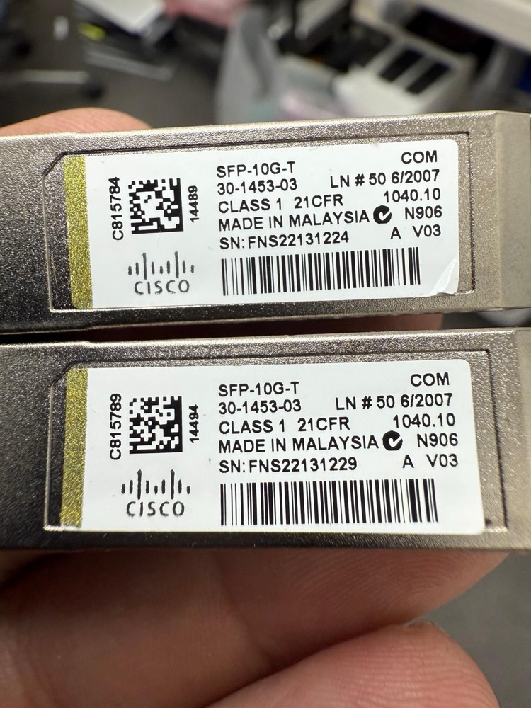 Трансивер Cisco SFP-10G-T — фото 1