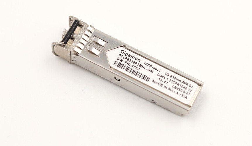 Трансивер Gigamon SFP-502 1G SFP-SX 850nm MM Transceiver P/N: FTLF8519P2BNL-GM Tested — фото 1