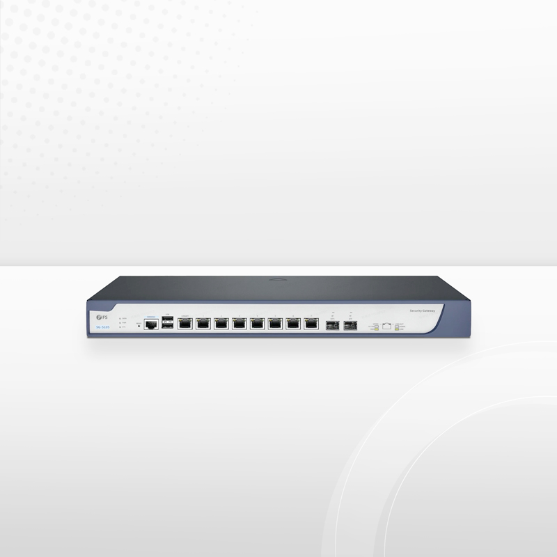 Трансивер SG-5105, шлюз безопасности multi-WAN с 8x гигабитными RJ45, 1x SFP, 1x SFP+, до 10 WAN-портов, встроенный WLAN-контрол — фото 1
