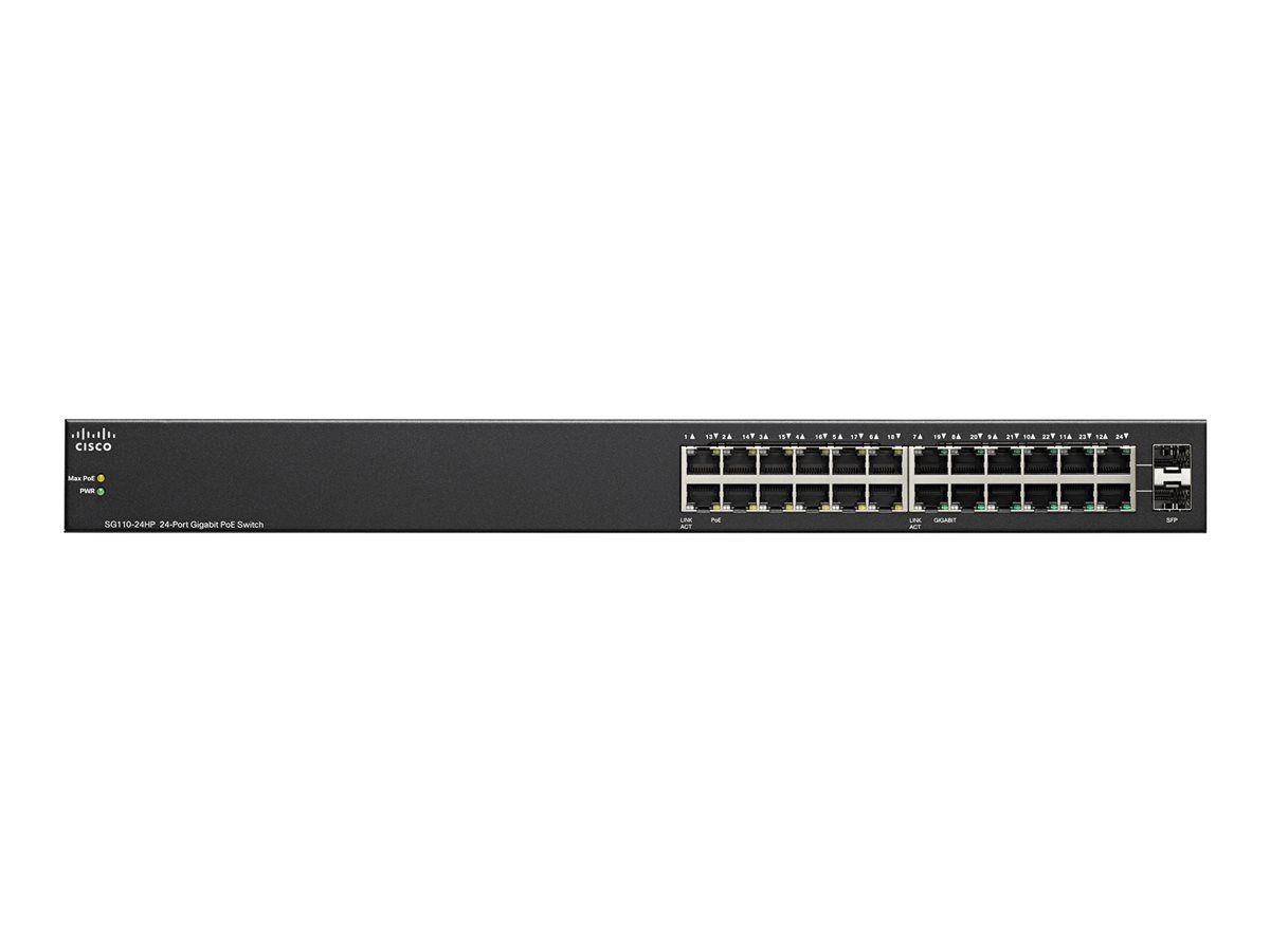 Коммутатор Cisco SG110-24 ОТКРЫТЫЙ КОРОБ — фото 1