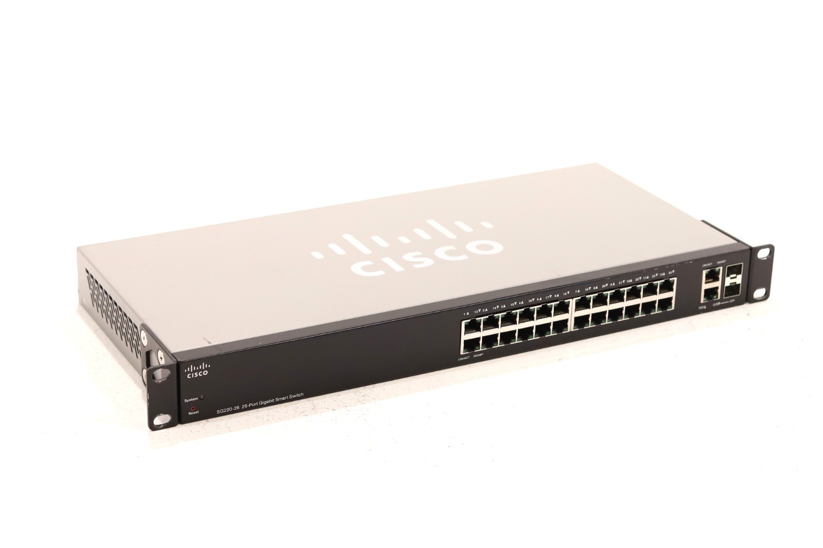 Коммутатор Cisco SG220-26 26-Port Gigabit Managed Smart Switch w/Ears P/N: SG220-26-K9 V04 — фото 1