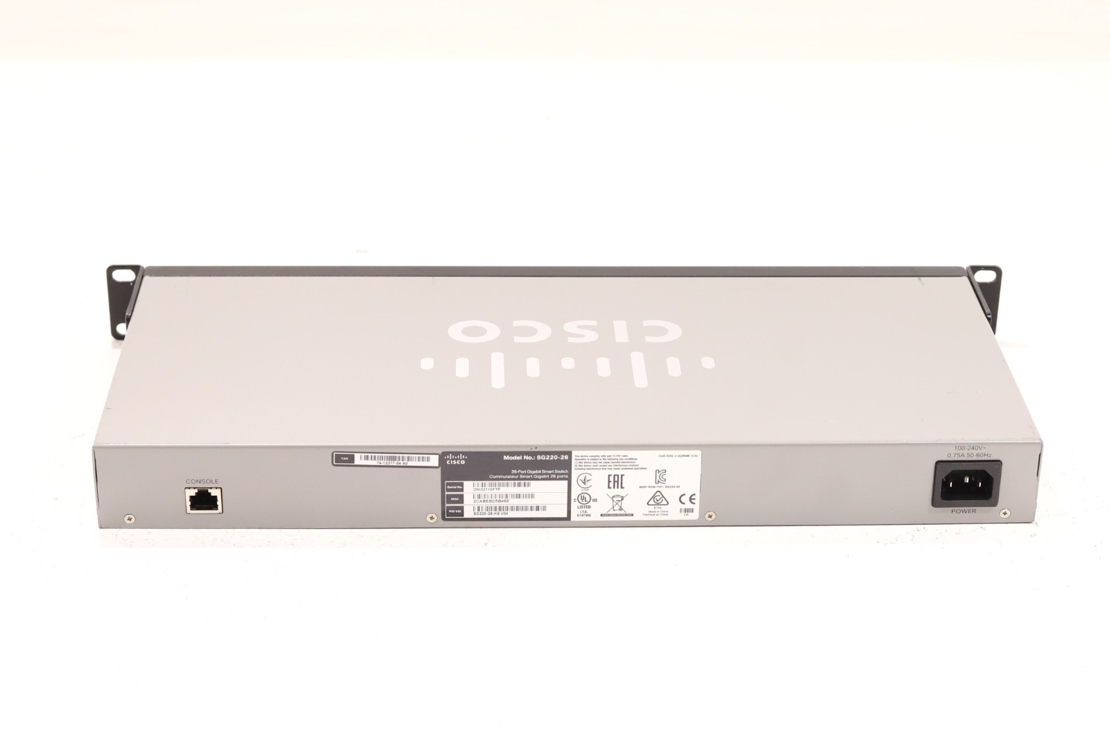 Коммутатор Cisco SG220-26 26-Port Gigabit Managed Smart Switch w/Ears P/N: SG220-26-K9 V04 — фото 3
